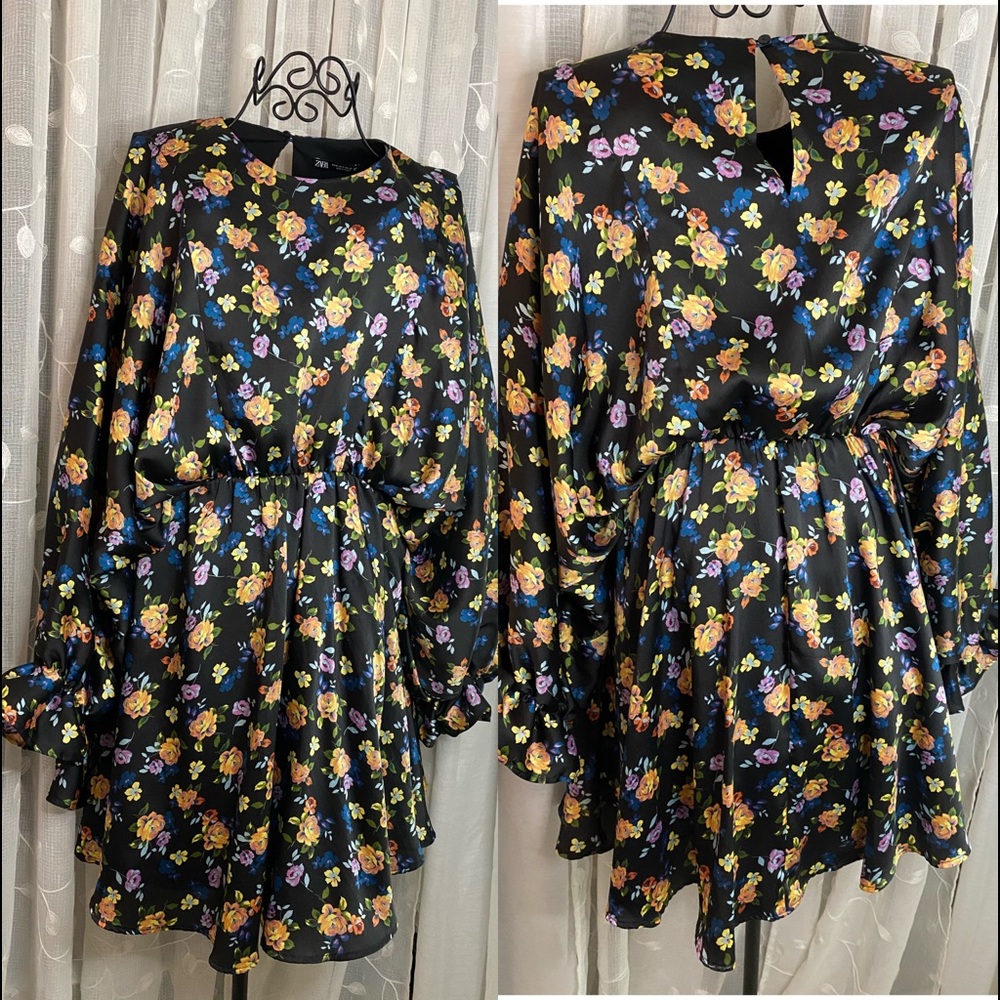 Beautiful flower ZARA dress size S